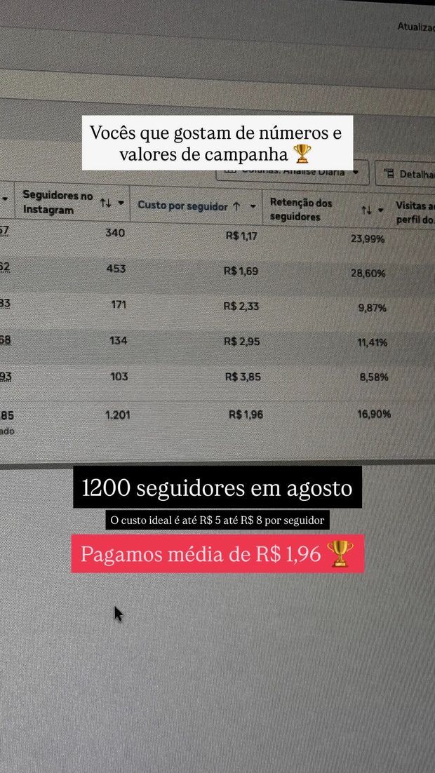 Print de mensagem de cliente